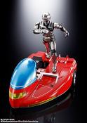 Space Sheriff Gavan figurine Diecast DX Chogokin Space Sheriff Gavan & Sybarian 10 cm | TAMASHI NATIONS