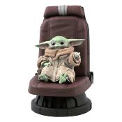 Star Wars The Mandalorian statuette Premier Collection 1/2 The Child in Chair 30 cm | Gentle Giant