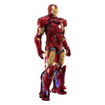 Iron Man figurine Movie Masterpiece Diecast 1/6 Iron Man Mark III (Armor Suit Up Version) 32 cm - HOT TOYS