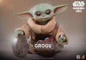 Star Wars: The Mandalorian & Grogu figurine taille rÃ©elle Grogu 38 cm | HOT TOYS