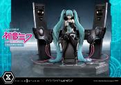 Hatsune Miku statuette PVC 1/4 Hatsune Miku Art by neco Deluxe Bonus 46 cm | PRIME 1 STUDIO