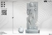 Star Wars statuette Han Solo in Carbonite: Crystallized Relic 53 cm | SIDESHOW