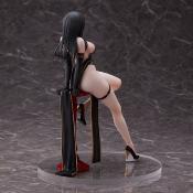 Original Character statuette PVC Hayabusa Illustration Black China Dress-chan 16 cm | UNION CREATIVE