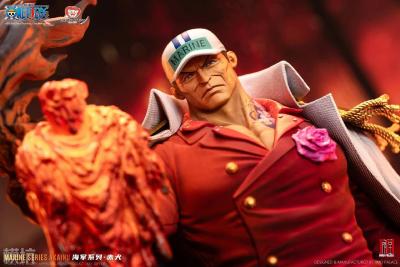 One Piece Jimei Palace 1/6 Sakazuki Akainu Echo Version A Admiral Statue 33cm Magma Magma no Mi