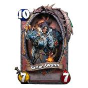Hearthstone statuette 3D Art Frame Varian Wrynn 31 cm | HEX COLLECTIBLES
