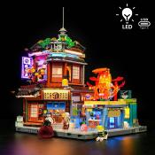 Lumibricks Cyberpunk Neoncity Japanese Izakaya Set Construction LED 1987 pcs 38cm