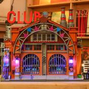 Lumibricks Street Fusion Factory House of Music Set Construction LED 2654 pcs 32cm