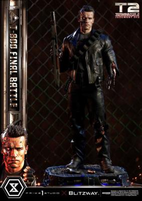 Terminator 2 statuette Museum Masterline Series 1/3 T-800 Final Battle Regular Version 75 cm | PRIME 1 STUDIO
