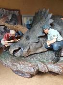 Tricératops, Jurassic Park | Iron Studios