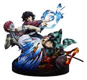 Demon Slayer: Kimetsu no Yaiba statuette PVC Tanjiro Kamado & Giyu Tomioka & Akaza 13 cm | ANIPLEX