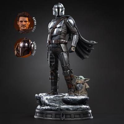 Iron Studios statuette 1/4 Legacy Replica Mandalorian and Grogu 57 cm