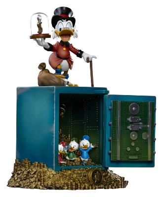 Disney Picsou - Statuette Deluxe Art Scale 1/10 Uncle Scrooge McDuck & Neveux 30 cm | Iron Studios