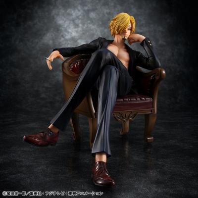 One Piece Sanji Vinsmoke 14cm Figurine PVC Portrait Of Pirates SOC Ver R Megahouse Chef Mugiwara Anime Manga