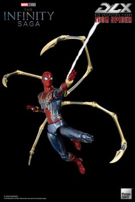 Infinity Saga figurine 1/12 DLX Iron Spider 16 cm | THREEZERO