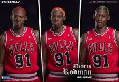 NBA Collection figurine Real Masterpiece 1/6 Dennis Rodman Limited Retro Editon 33 cm | ENTERBAY