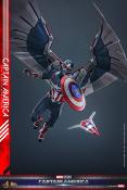 Captain America: Brave New World Movie Masterpiece 1/6 Captain America 30 cm - HOT TOYS
