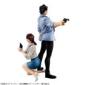 City Hunter Private Eyes G.E.M. Series statuettes PVC Saeba Ryo & Makimura Kaori 17 - 25 cm | MEGAHOUSE