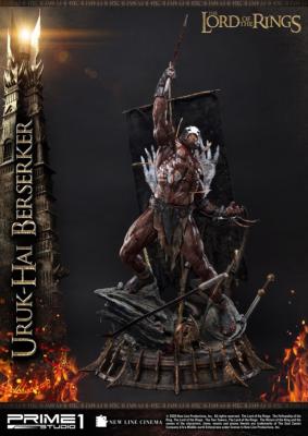 Le Seigneur des Anneaux statuette 1/4 Uruk-Hai Berserker 93 cm | Prime 1 studio