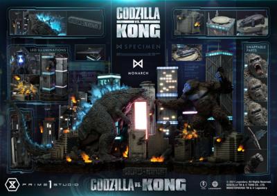 Godzilla vs. Kong Diorama Godzilla vs. Kong Final Battle 80 cm | Prime 1 Studio