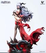 Echocalypse Trieagles Studio 1/4 Damonica Exclusive Version EX Statue Résine Premium Faucheuse Cape Mains Bonus