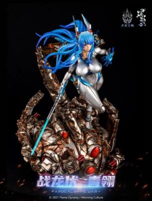 Dragon Girl statue  in Battle | Flame Dynasty Studio