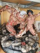  Eren Jaeger vs Armored Titan Statue Elite Exclusive ATTACK ON TITAN STATUE | FIGURAMA