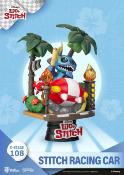 Lilo et Stitch diorama PVC D-Stage Stitch Racing Car Closed Box Version 15 cm | Beast Kingdom