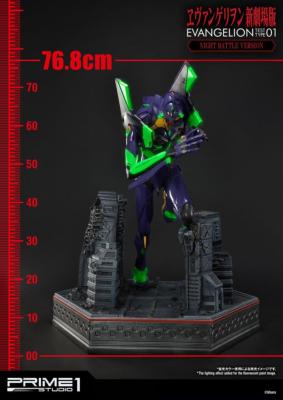 Neon Genesis Evangelion statuette Evangelion Test Type-01 Night Battle Version 77 cm