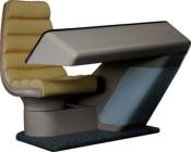 Star Trek La Nouvelle Génération réplique 1/6 Enterprise-D Bridge OPS Console | EXO-6