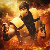 Mortal Kombat statuette 1/10 Art Scale Scorpion (Variant) heo exclusive 21 cm | Iron Studios