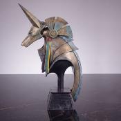 Stargate Desktop Replica casque Jackal Guard d'Anubis 15 cm