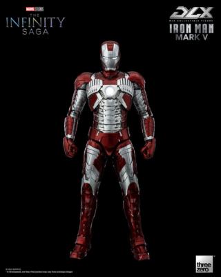 Infinity Saga figurine 1/12 DLX Iron Man Mark 5 17 cm | Three Zero