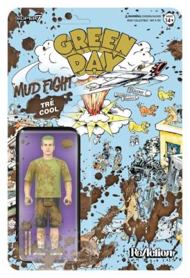 Green Day - ReAction Tré Cool 10 cm (Mud Fight), Super7
