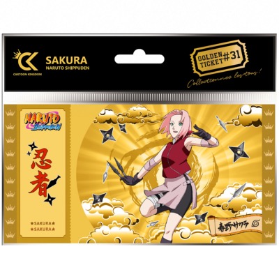 Naruto Shipudden Golden Ticket Sakura - Cartoon Kingdom