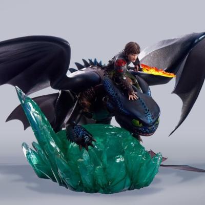 Krokmou & Harold 1/6 Dragons Statue | Taka Corp.