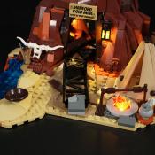 Lumibricks Old West Gold Mine Set Construction LED 658 pcs 25cm