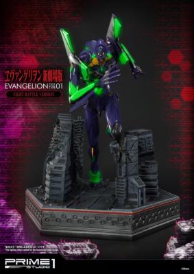 Neon Genesis Evangelion statuette Evangelion Test Type-01 Night Battle Version 77 cm