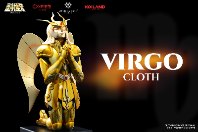 Shaka Totem Virgo Cloth Gold Saint Statue Saint Seiya | Zodiakos Studio