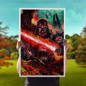 Star Wars impression Art Print Darth Vader Dark Lord's Fury | Sideshow