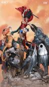XM Studios Wonder Woman Courage David Finch Colour Version 1/6 Diorama 70cm DC Comics Comics Statue Cold Cast Porcelain ES499