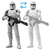 Star Wars Blokees Champion Class 07 Clone Trooper Attack Of The Clones 15cm