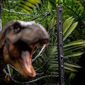Jurassic Park statuette Icons T-Rex Breakout Set A Iron Studios 17 cm