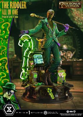 DC Comics Real Elite Masterline The Riddler All In One DX Bonus Version 1/3 Statue Résine 74cm Prime 1 Studio Design Carlos D'Anda
