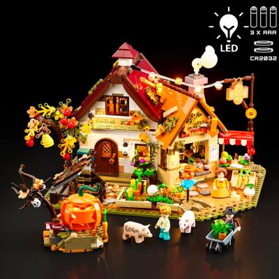 Lumibricks Farm Life set a construire Autumn Farmhouse 1557 pieces 33 cm | LUMIBRICKS