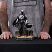 Star Wars The Mandalorian statuette 1/10 Art Scale Din Djarin and Din Grogu 21 cm | IRON STUDIOS