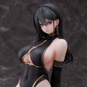 Original Character statuette PVC Hayabusa Illustration Black China Dress-chan 16 cm | UNION CREATIVE