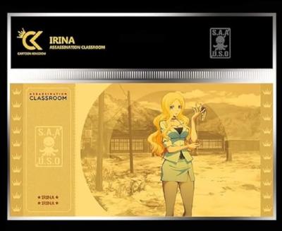 Golden Ticket Assassination Classroom - Irina Col.2 | CARTOON KINGDOM