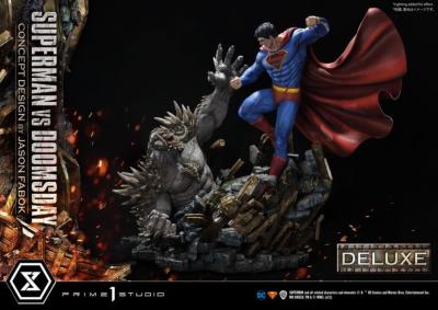 DC Comics statuette 1/3 Superman Vs. Doomsday by Jason Fabok Deluxe Bonus Version 95 cm | PRIME 1 STUDIO