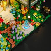 Lumibricks Retro House Garden Cottage Set Construction LED 2787 pcs 33cm