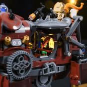Lumibricks Steampunk World Steamphant Set Construction LED 1055 pcs 26cm